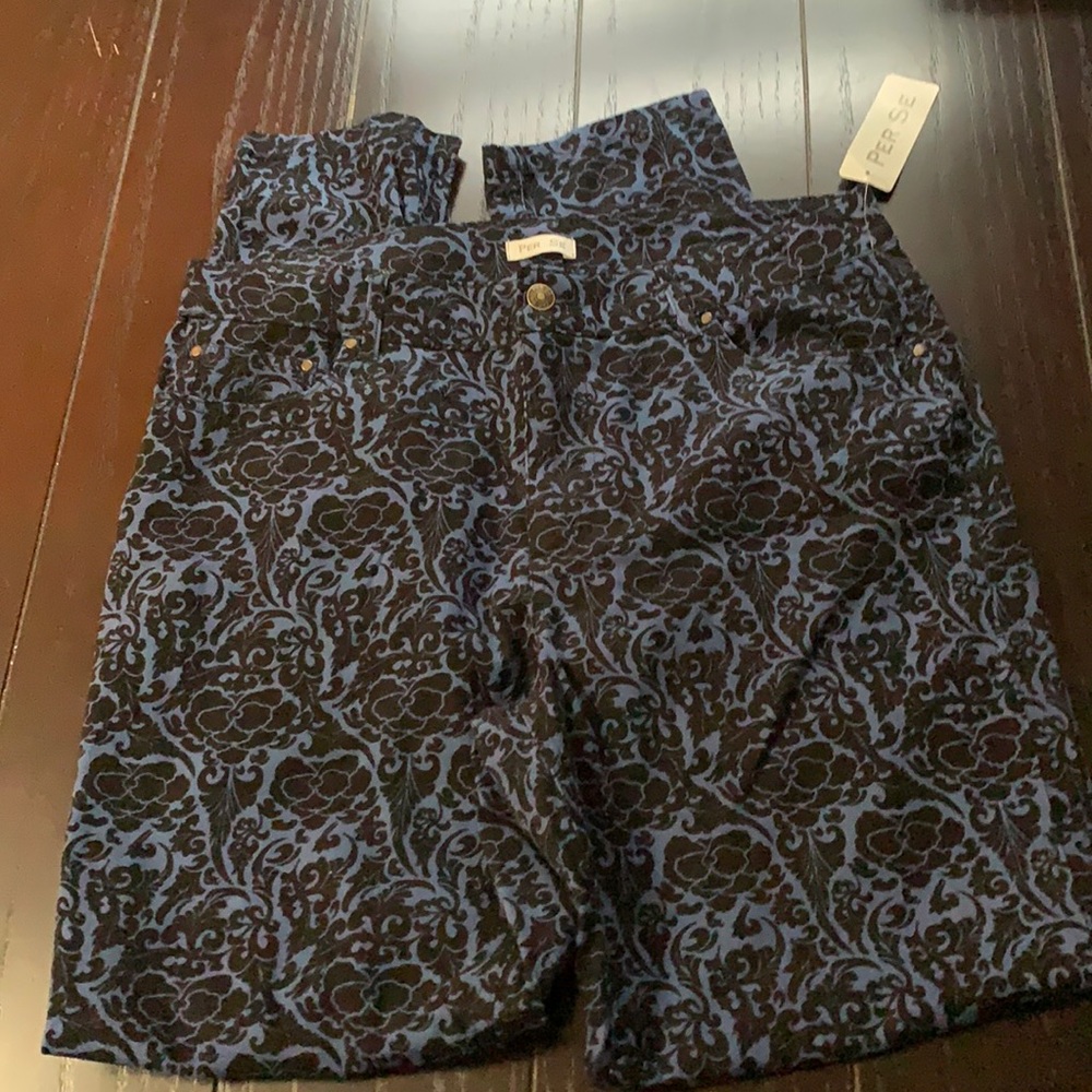 PER SE Slim Leg Pants, Size 14